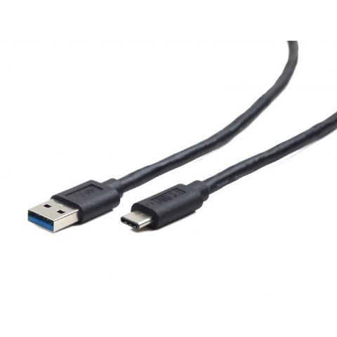 Кабель Cablexpert USB - USB Type-C V 3.0 (M/M), 0.1 м, премиум, черный (CCP-USB3-AMCM-0.1M)
