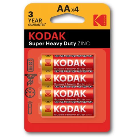 Батарейка Kodak Super Heavy Duty AA/LR06 BL 4шт