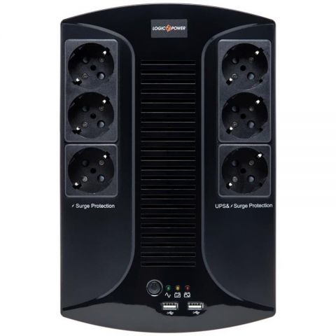 Джерело безперебійного живлення LogicPower 650VA-6PS Джерело безперебійного живлення LogicPower 650VA-6PS