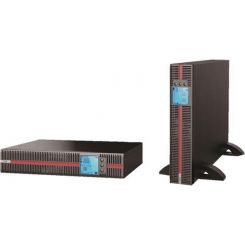 ИБП Powercom MRT-3000, Online, 4 х IEC, LCD, USB, RJ-45, металл (00230051)