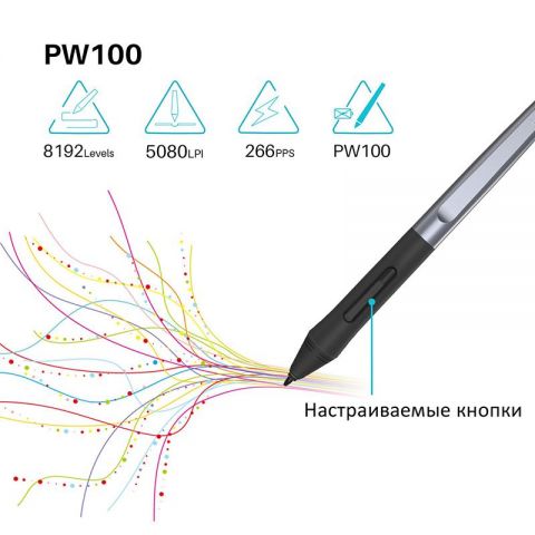 Графический планшет Huion HS64 + перчатка