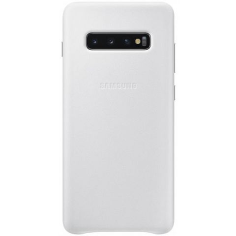 Чехол-накладка Samsung Leather Cover для Samsung Galaxy S10+ SM-G975 White (EF-VG975LWEGRU)