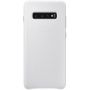 Чехол-накладка Samsung Leather Cover для Samsung Galaxy S10+ SM-G975 White (EF-VG975LWEGRU)