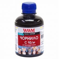 Чернила WWM CANON PG-510/512/PGI-520Bk/PGI-425PGBk (Black Pigmented) (C10/BP) 200г