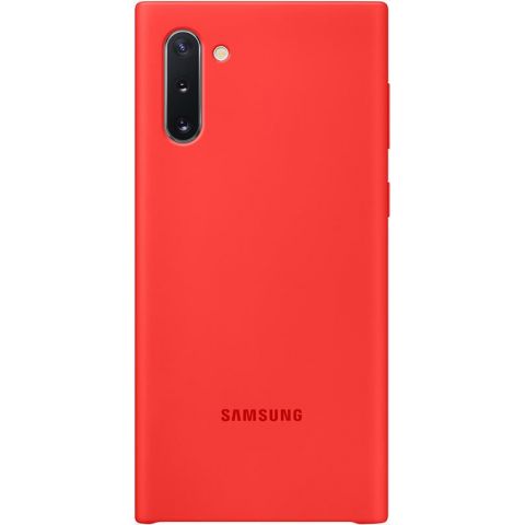 Чехол-накладка Samsung Silicone Cover для Samsung Galaxy Note 10 SM-N970 Red (EF-PN970TREGRU)