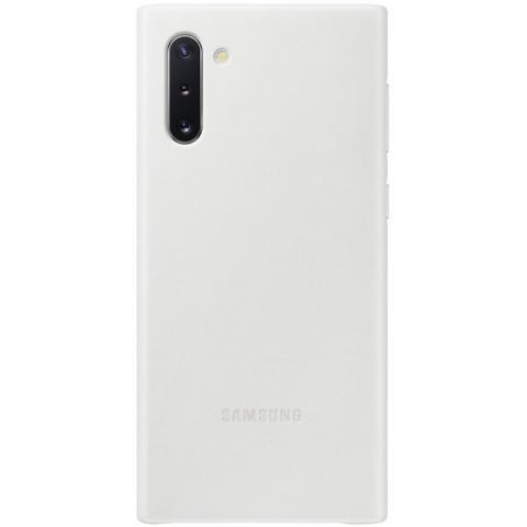 Чехол-накладка Samsung Leather Cover для Samsung Galaxy Note10 SM-N970 White (EF-VN970LWEGRU)