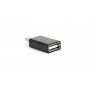 Адаптер Cablexpert USB Type-C - USB V 2.0 (M/F) Black (CC-USB2-CMAF-A) 