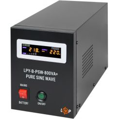 ИБП LogicPower LPY-B-PSW-800VA+ (560Вт)5A/15A, с правильной синусоидой 12V