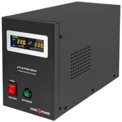 ИБП LogicPower LPY-B-PSW-500VA+ (350Вт)5A/10A, Lin.int., AVR, 2 x евро, LCD, металл, с правильной синусоидой 12V