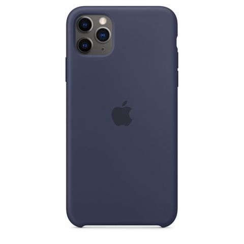 Чехол-накладка Apple Silicone Case для Apple iPhone 11 Pro Max Midnight Blue (MWYW2)