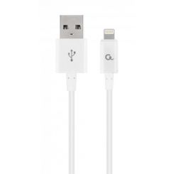 Кабель Cablexpert USB - Lightning (M/M), премиум, 2 м, белый (CC-USB2P-AMLM-2M-W)