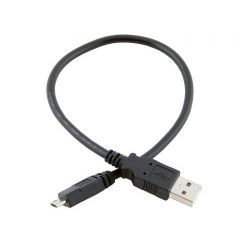 Кабель Atcom USB - micro USB V 2.0 (M/M), 0.8 м, черный (9174) пакет