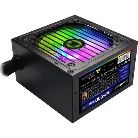 Блок питания GameMax VP-500-RGB, 500W
