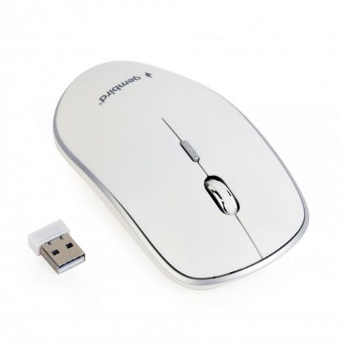 Миша бездротова Gembird MUSW-4B-01-W White USB Миша бездротова Gembird MUSW-4B-01-W White USB