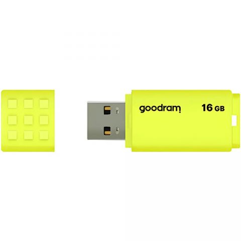 Флеш-накопичувач USB2.0 16GB Goodram UME2 Yellow (UME2-0160Y0R11)