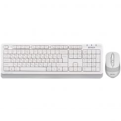 Комплект (клавиатура, мышь) беспроводной A4Tech Fstyler FG1010 White USB