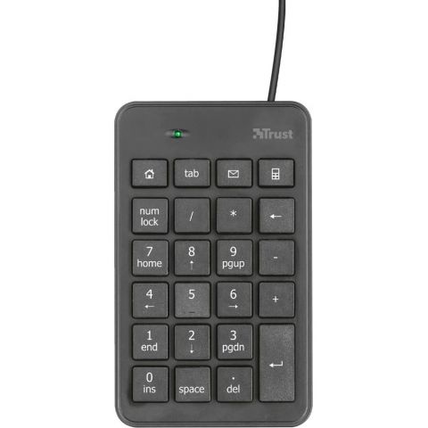 Цифровой клавиатурный блок Trust Xalas Black (22221) 
