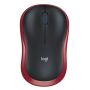 Мышь беспроводная Logitech M185 Red (910-002240)