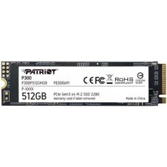 Накопичувач SSD  512GB Patriot P300 M.2 2280 PCIe 3.0 x4 NVMe TLC (P300P512GM28)