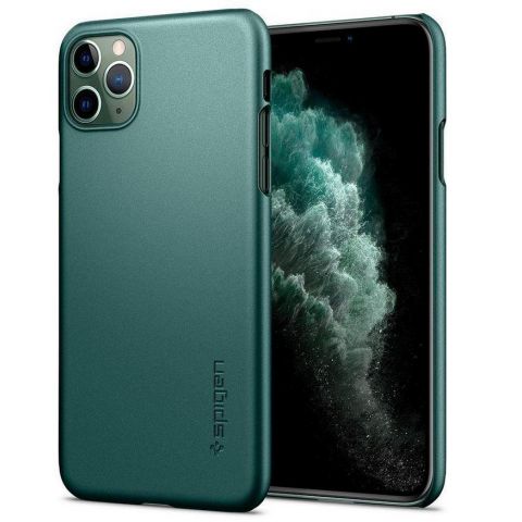 Чехол-накладка Spigen Thin Fit для Apple iPhone 11 Pro Max Green (ACS00410)