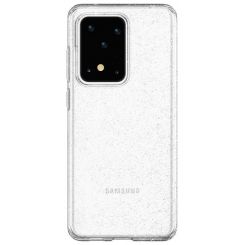 Чехол-накладка Spigen Liquid Crystal Glitter для Samsung Galaxy S20 Ultra SM-G988 Crystal Quartz (ACS00710)