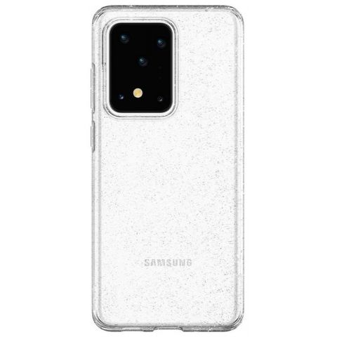 Чехол-накладка Spigen Liquid Crystal Glitter для Samsung Galaxy S20 Ultra SM-G988 Crystal Quartz (ACS00710)