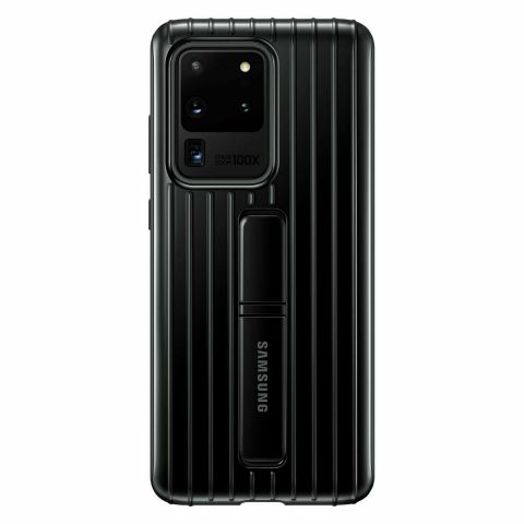 Чехол-накладка Samsung Protective Standing Cover для Samsung Galaxy S20 Ultra SM-G988 Black (EF-RG988CBEGRU)