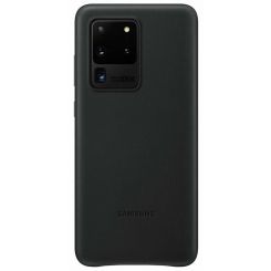 Чехол-накладка Samsung Leather Cover для Samsung Galaxy S20 Ultra SM-G988 Black (EF-VG988LBEGRU)