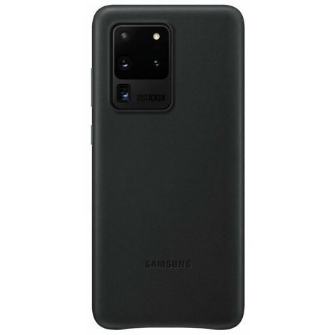 Чехол-накладка Samsung Leather Cover для Samsung Galaxy S20 Ultra SM-G988 Black (EF-VG988LBEGRU)