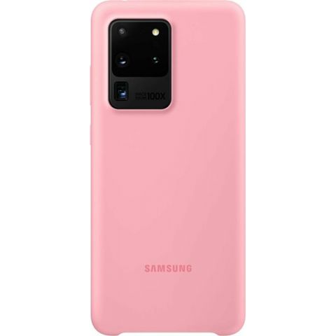 Чехол-накладка Samsung Silicone Cover для Samsung Galaxy S20 Ultra SM-G988 Pink (EF-PG988TPEGRU)
