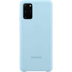 Чехол-накладка Samsung Silicone Cover для Samsung Galaxy S20+ SM-G985 Sky Blue (EF-PG985TLEGRU)