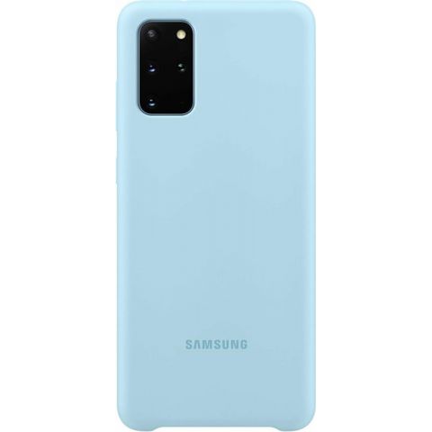 Чехол-накладка Samsung Silicone Cover для Samsung Galaxy S20+ SM-G985 Sky Blue (EF-PG985TLEGRU)