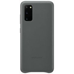 Чехол-накладка Samsung Leather Cover для Samsung Galaxy S20 SM-G980 Gray (EF-VG980LJEGRU)