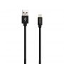Кабель Canyon USB - Lightning 0.96м, Black (CNS-MFIC3B) в оплетке