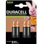 Аккумулятор Duracell Recharge DX2400 LSD Ni-MH AAA/HR03 900 mAh BL 4шт