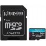 Карта пам`яті MicroSDXC 64GB UHS-I/U3 Class 10 Kingston Canvas Go! Plus R170/W70MB/s + SD-адаптер (SDCG3/64GB)