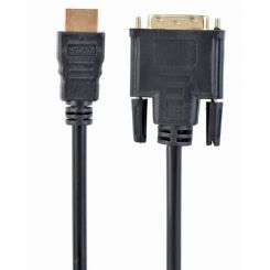 Кабель Cablexpert HDMI - DVI V 1.3 (M/M), двунаправленный, single-link, 18 + 1 pin, 3 м, Black (CC-HDMI-DVI-10)