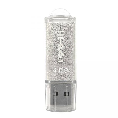 Флеш-накопитель USB 4GB Hi-Rali Rocket Series Silver (HI-4GBVCSL)