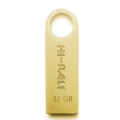 Флеш-накопитель USB 32GB Hi-Rali Shuttle Series Gold (HI-32GBSHGD)