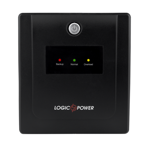 ИБП LogicPower LPM-U850VA-P, Lin.int., AVR, 2 х евро, USB, LED, пластик