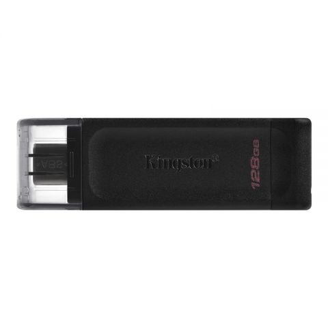 Флеш-накопитель USB3.2 128GB Type-C Kingston DataTraveler 70 Black (DT70/128GB)