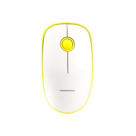 Мышь беспроводная Modecom MC-WM112 White-Yellow (M-MC-WM112-290)