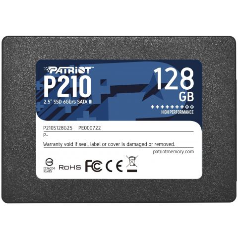 Накопитель SSD  128GB Patriot P210 2.5