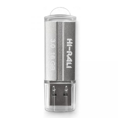 Флеш-накопитель USB3.0 16GB Hi-Rali Corsair Series Silver (HI-16GB3CORSL)