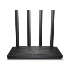 Беспроводной маршрутизатор TP-Link ARCHER C6U  (AC1200, 1хGE WAN, 4хGE LAN, 1хUSB 2.0, MU-MIMO, Beamforming, Airtime Fairness, 4 внешние антенны)