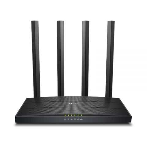 Беспроводной маршрутизатор TP-Link ARCHER C6U  (AC1200, 1хGE WAN, 4хGE LAN, 1хUSB 2.0, MU-MIMO, Beamforming, Airtime Fairness, 4 внешние антенны)