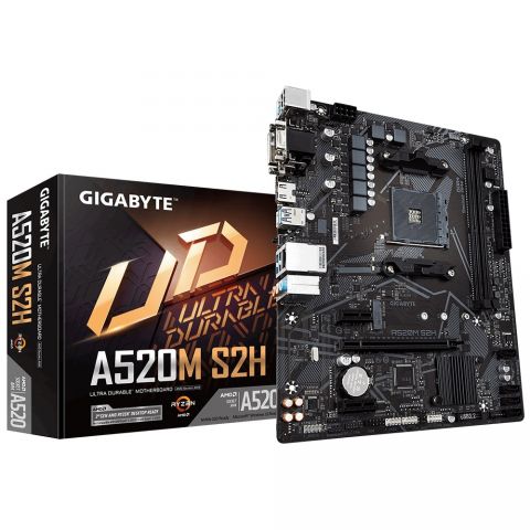 Материнська плата Gigabyte A520M S2H Socket AM4 Материнська плата Gigabyte A520M S2H Socket AM4