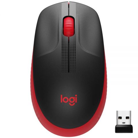 Мышь беспроводная Logitech M190 Wireless Red (910-005908)
