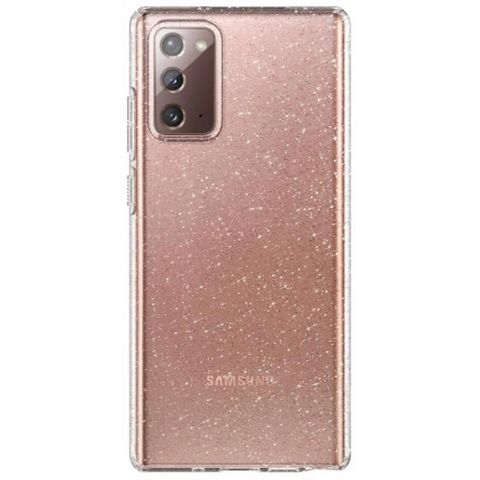Чехол-накладка Spigen Liquid Crystal Glitter для Samsung Galaxy Note20 SM-N980 Crystal Quartz (ACS01416)