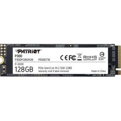 Накопичувач SSD  128GB Patriot P300 M.2 2280 PCIe 3.0 x4 NVMe TLC (P300P128GM28)